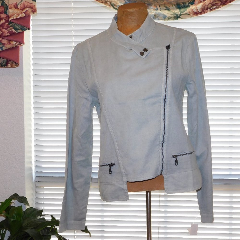 NWT Breeze Blue Main Line Jacket NIC + ZOE L M